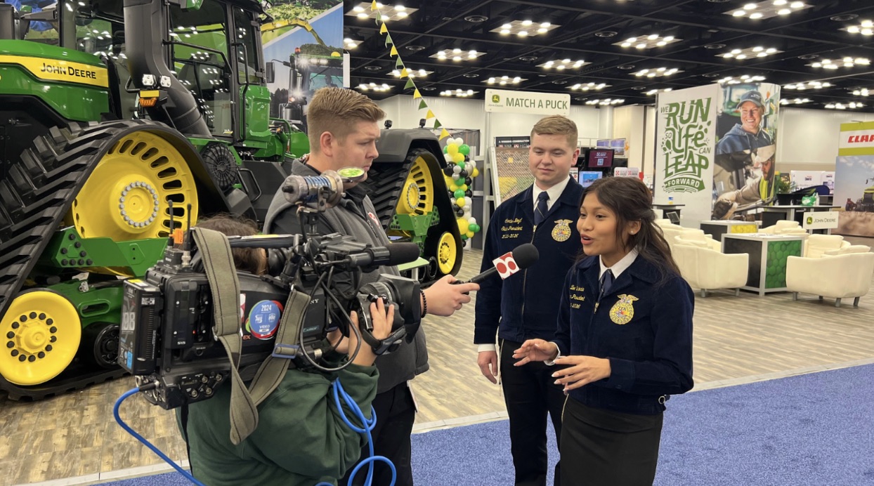 PMG's team onsite supporting National FFA's PR efforts at the 98th National FFA Convention & Expo.
